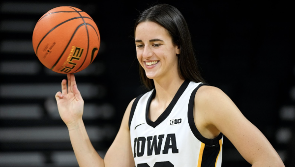 Caitlin Clark poses for Media Day Photos at The University of Iowa

